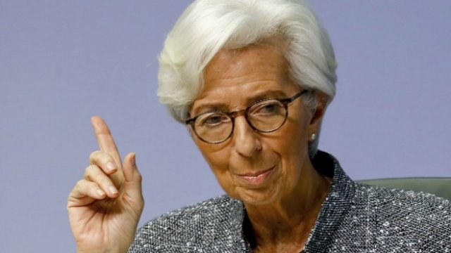 <p>
	Управителят на Европейската централна банка Кристин Лагард.<em> Снимка: Bloomberg</em></p>

