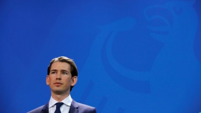 <p>
	Канцлерът на Австрия Себастиан Курц. <em>Снимка: Архив Ройтерс</em></p>
