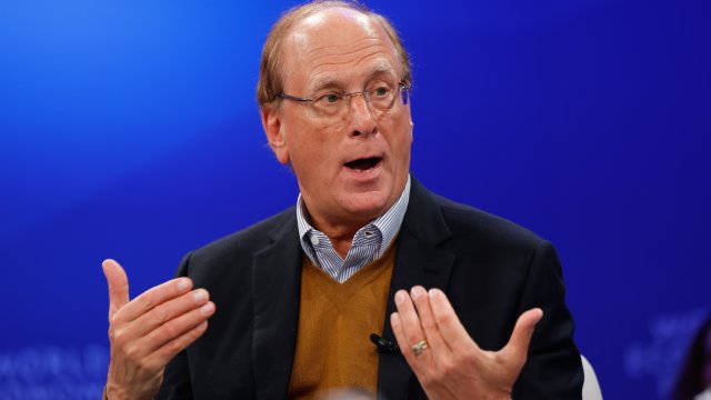 Главният изпълнителен директор на BlackRock Inc. Лари Финк. Снимка: Bloomberg L.P.