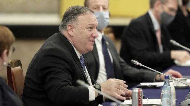 <p>
	Майк Помпейо. <em>Снимка: Bloomberg L.P.</em></p>
