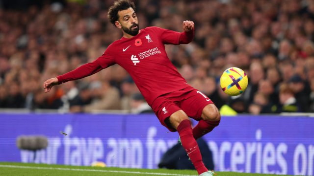 Футболистът от Ливърпул Мохамед Салах. Снимка: Marc Atkins/Getty Images