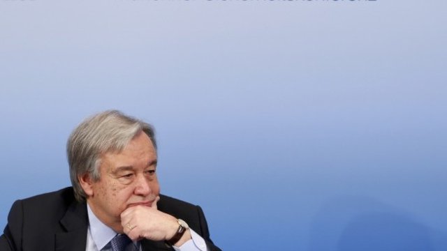 <p>
	Генералният секретар на ООН Антониу Гутериш. <em>Снимка: Архив Ройтерс</em></p>
