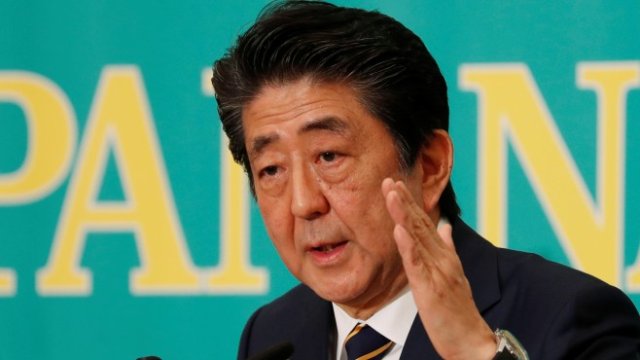 <p>
	Шиндзо Абе. <em>Снимка: Ройтерс</em></p>
