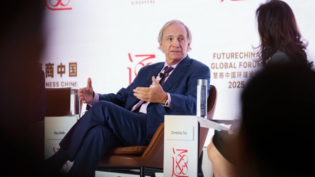 Рей Далио. Снимка: Ore Huiying/Bloomberg