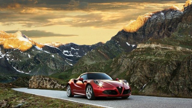 <p>
	Най-новият спортен модел на марката - 4C. Снимка: Alfa Romeo</p>
