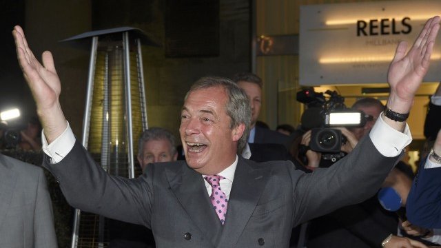 <p>
	Найджъл Фарадж.&nbsp;<em>Снимка: Ройтерс</em></p>
