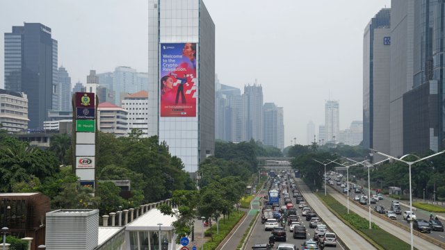 Джакарта, столицата на Индонезия. Снимка: Dimas Ardian/Bloomberg