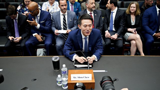 главният изпълнителен директор на&nbsp;TikTok Шоу Дзъ Чъу. Снимка: Bloomberg LP