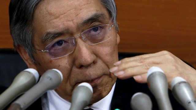 <p>
	Председателят на централната банка на Япония Харухико Курода.&nbsp;<em>Снимка: архив Ройтерс</em></p>

