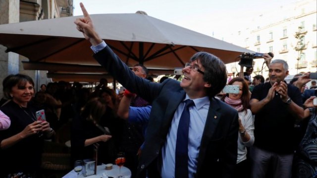 <p>
	Карлес Пучдемон. <em>Снимка: Ройтерс</em></p>
