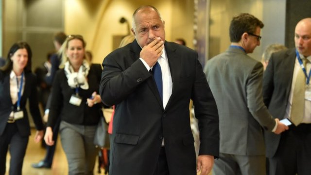 <p>
	Българският премиер Бойко Борисов по време на срещата на върха на ЕС. <em>Снимка: Ройтерс</em></p>
