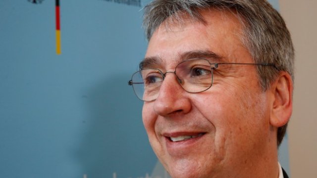 <p>
	Председателят на германската антимонополна комисия Андреас Мундт. Снимка: Ройтерс</p>
