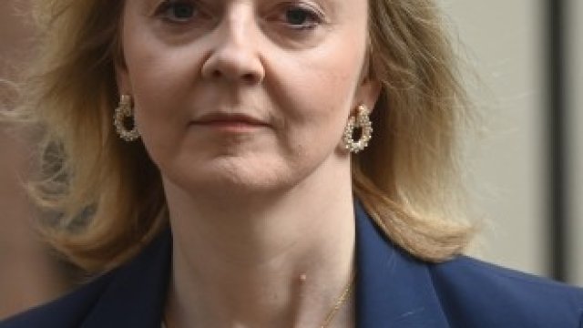 <p>
	Британският външен министър Лиз Тръс.&nbsp;<em>Снимка: EPA/БГНЕС</em></p>
