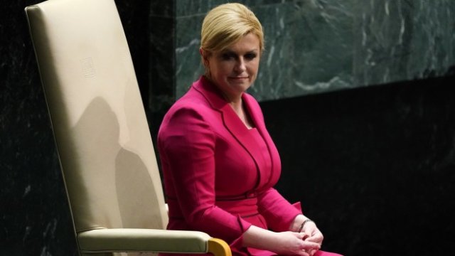 <p>
	Хърватският президент Колинда Грабар-Китарович. <em>Снимка: Ройтерс</em></p>
