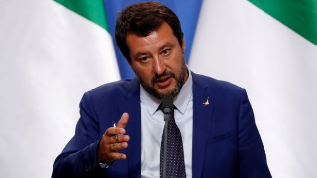 <p>
	Матео Салвини. <em>Снимка: Ройтерс</em></p>
