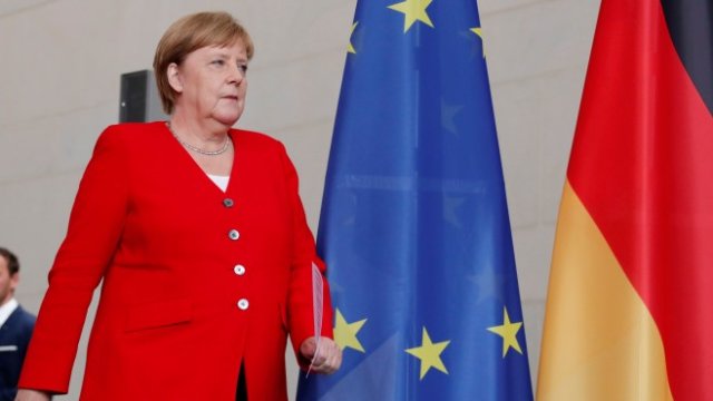 <p>
	Ангела Меркел. <em>Снимка: Ройтерс</em></p>
