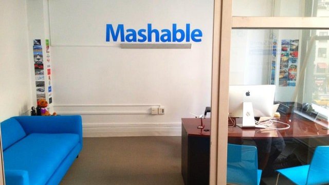 <p>
	Изглед от новия офис на Mashable. <em>Снимка: компанията</em></p>
