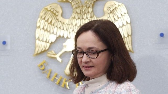 <p>
	Управителят на Руската централна банка Елвира Набиулина. <em>Снимка: Архив Ройтерс</em></p>
