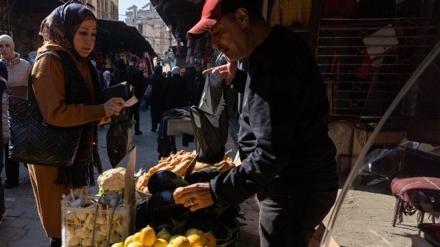 Пазар в Дамаск. Снимка: David Lombeida/Bloomberg