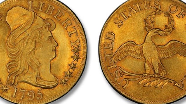 <p>
	Capped Bust Right Eagle <em>Снимка: Stack&#39;s Bowers Webpage</em></p>
