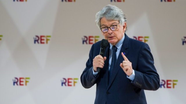 <p>
	Тиери Бретон. <em>Снимка: Bloomberg LP</em></p>
