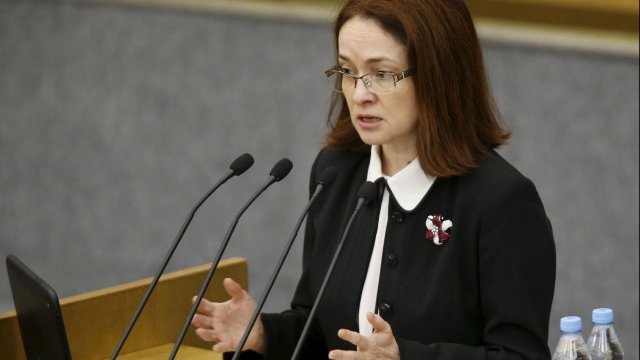 <p>
	Елвира Набиулина. <em>Снимка: Ройтерс</em></p>
