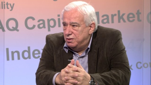 <p>
	Проф. Ганчо Ганчев. <em>Снимка: Bloomberg TV Bulgaria</em></p>
