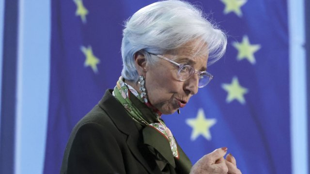 Председателят на ЕЦБ Кристин Лагард. Снимка: Bloomberg LP