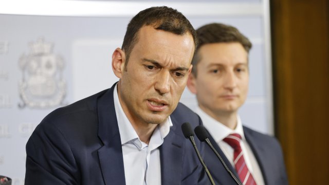 Кметът на София Васил Терзиев. Снимка: Боян Топчийски, БГНЕС