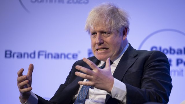 Бившият британски премиер Борис Джонсън. Снимка:  EPA/TOLGA AKMEN