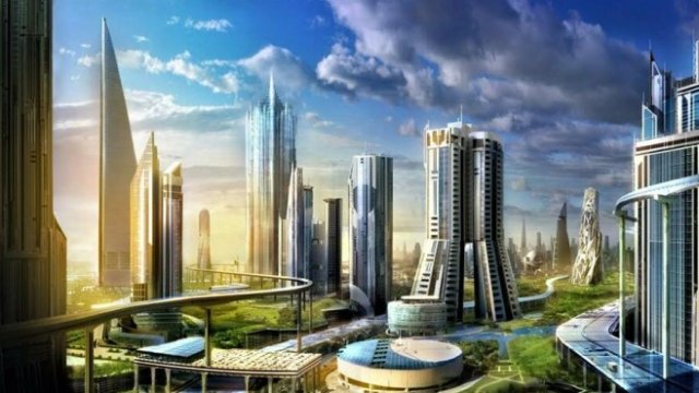 <p>
	Така трябва да изглежда футуристичният град Неом. <em>Снимка: NEOM&nbsp;</em></p>
