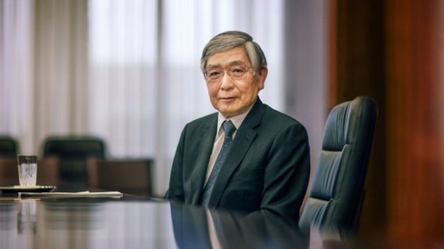 <p>
	<em>Гуверньорът на ЯЦБ Харухико Курода. Снимка: Bloomberg L.P.</em></p>
