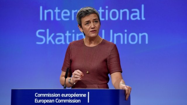 <p>
	Еврокомисарят по конкуренцията Маргрете Вестагер. <em>Снимка: Ройтерс</em></p>
