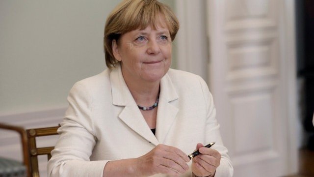 <p>
	Ангела Меркел. <em>Снимка: Ройтерс</em></p>
