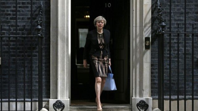 <p>
	Тереза Мей. <em>Снимка: Ройтерс</em></p>
