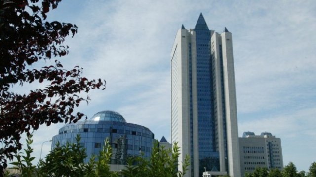 <p>
	Седалището на &quot;Газпром&quot; в Москва. <em>Снимка: &quot;Газпром&quot;</em></p>
