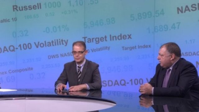 <p>
	Председателят на Асоциацията на хазартните оператори Ангел Ирибозов (вляво) и бившият председател на Държавната комисия по хазарта Димитър Терзиев.<em> Снимка: Bloomberg TV Bulgaria</em></p>
