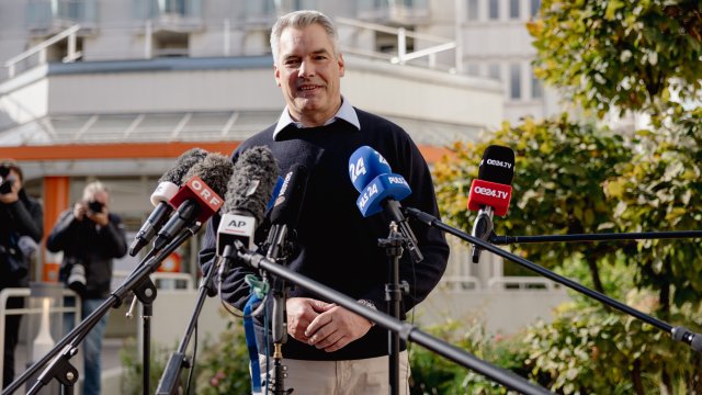 Австрийският канцлер Карл Нехамер. Снимка: Bloomberg LP