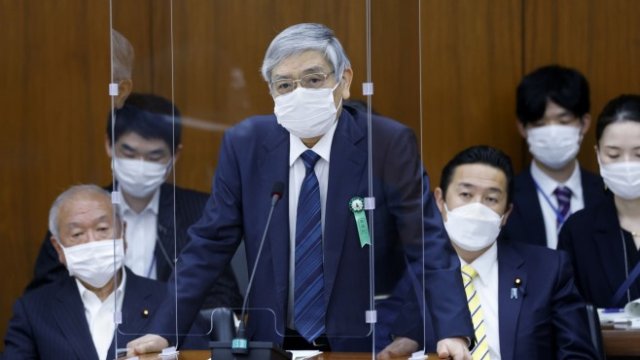 <p>
	<em>Гуверньорът на ЯЦБ Харухико Курода. Снимка: Bloomberg L.P.</em></p>
