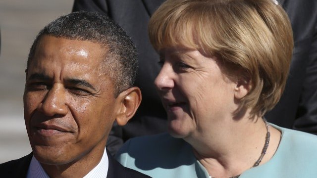 <p>
	Знаел ли е наистина Обама за подслушването на Меркел? <em>Снимка: Ройтерс</em></p>
