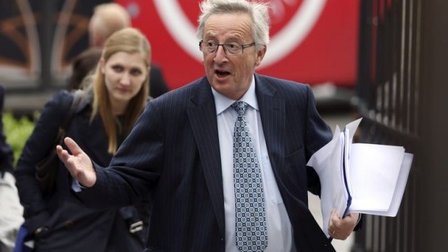 <p>
	Жан-Клод Юнкер не се харесва на европейските лидери за председател на ЕК. <em>Снимка: Ройтерс</em></p>
