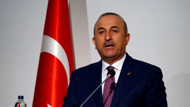 <p>
	Външният министър на Турция Мевлют Чавушоглу. <em>Синмка: Архив Ройтерс</em></p>
