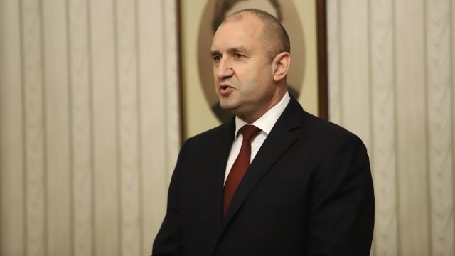Президентът Румен Радев. Снимка: Благой Кирилов, БГНЕС