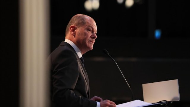 <p>
	Германският финансов министър Олаф Шолц. <em>Снимка: Bloomberg L.P.</em></p>
