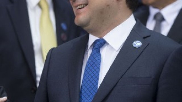 <p>
	Кристин Лагард и Али Бабакан. Снимка:&nbsp;Andrew Harrer/Bloomberg</p>
