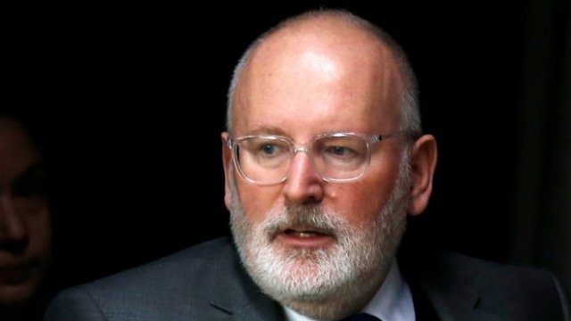 <p>
	Заместник-председателят на Европейската комисия Франс Тимерманс. <em>Снимк: Ройтерс</em></p>
