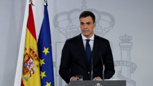 <p>
	Испанският премиер Педро Санчес. <em>Снимка: Архив Ройтерс</em></p>
