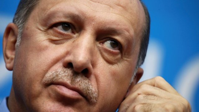 <p>
	Реджеп Ердоган. <em>Снимка: Ройтерс</em></p>
