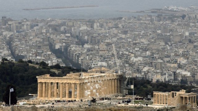 <p>
	Атина. <em>Снимка: Ройтерс</em></p>
