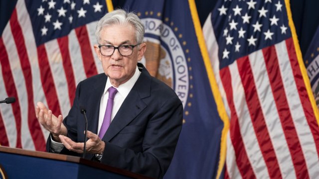 Председателят на Федералния резерв Джером Пауъл. Снимка: Sarah Silbiger/Bloomberg